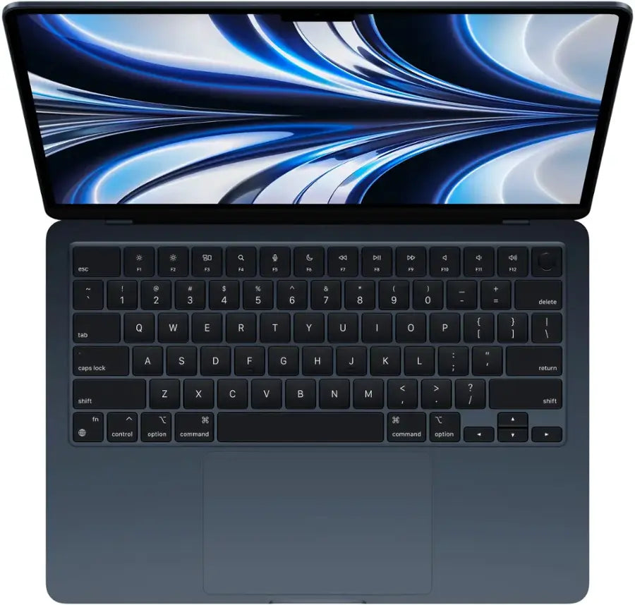Apple - MacBook Air 13-inch Laptop - Apple M2 chip Built for Apple Intelligence - 16GB Memory - 256GB SSD - Midnight